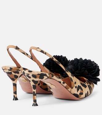 Salones destalonados Couturier 65 de rafia | Aquazzura