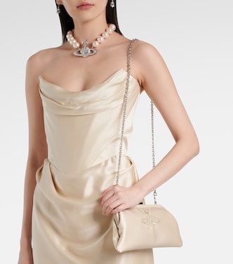 Pochette Dorothy brodée en satin | Vivienne Westwood