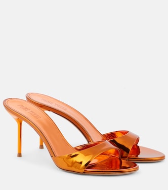 Lidia 70 metallic leather sandals | Paris Texas