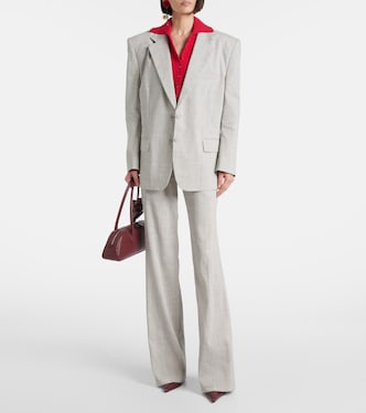 Blazer oversize en lin et laine | Magda Butrym