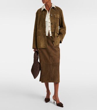 Giacca oversize in suede | Vince