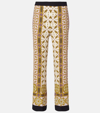 Printed straight pants | La DoubleJ
