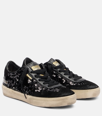 Soul Star sequined leather sneakers | Golden Goose
