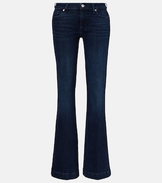 Jeans flared Dojo con tachuelas de tiro bajo | 7 For All Mankind