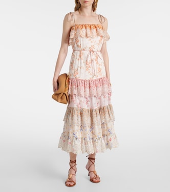 Vestido largo Lucky de algodón | Zimmermann