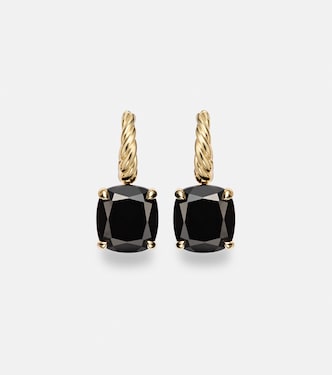 Marbella 18kt gold drop earrings with onyx | David Yurman