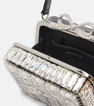 Clutch Micro con cristalli | Self-Portrait