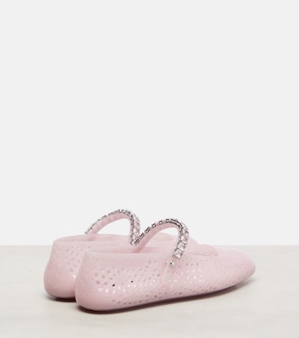 Jelly embellished PU Mary Jane flats | Jimmy Choo