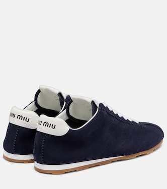 Plume suede sneakers | Miu Miu