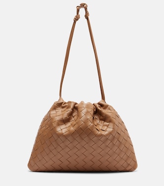 Dustbag Intrecciato Small leather clutch | Bottega Veneta