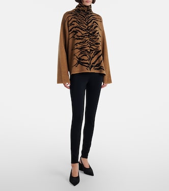 Jacquard turtleneck sweater | Alaïa