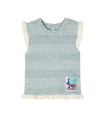 Knitted cotton-blend top | Zimmermann Kids