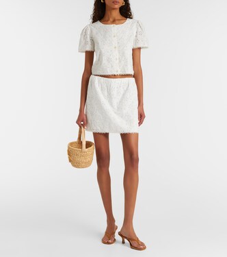 Salma embroidered cotton top | Posse