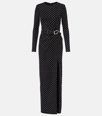 Embellished gathered jersey gown | Roland Mouret