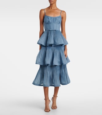 Tiered bustier dress | Zimmermann