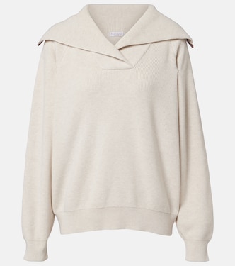 Monili cotton sweater | Brunello Cucinelli