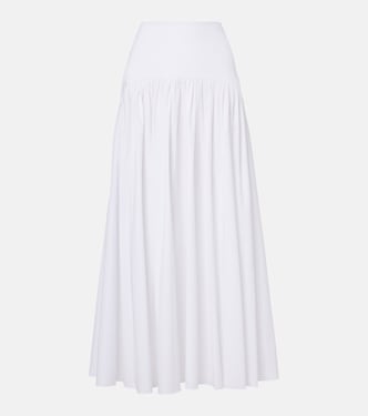 Procida棉质府绸加长半身裙 | Staud
