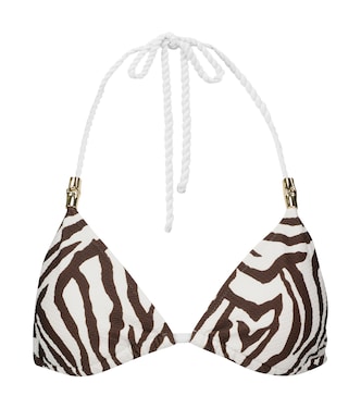 Top bikini a triangolo con stampa | Heidi Klein