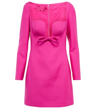 Robe en crêpe de laine et soie | Valentino
