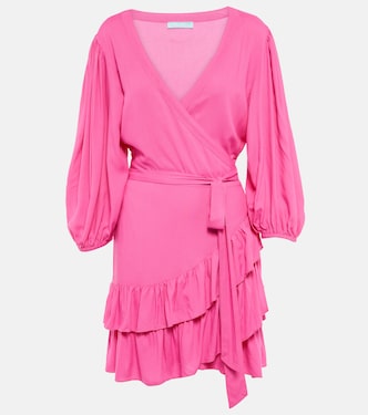 Tabitha cotton wrap minidress | Melissa Odabash