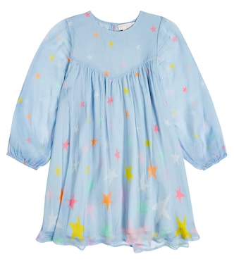 Bedrucktes Kleid aus Seidenchiffon | Stella McCartney Kids