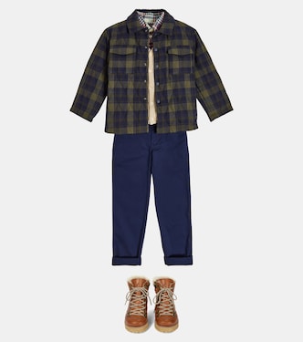 Quilted checked puffer jacket | Il Gufo