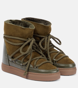 Schneestiefel Classic Wedge aus Leder und Veloursleder | Inuikii