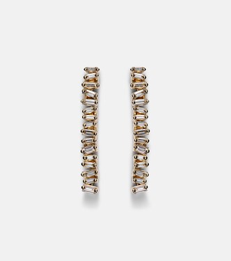 Ohrringe Fireworks aus 18kt Gelbgold mit Diamanten | Suzanne Kalan