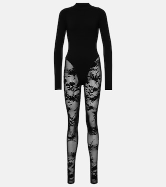 Body de cuello alto en mezcla de lana | Alaïa