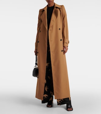 Trench in gabardine di misto lana | Dries Van Noten