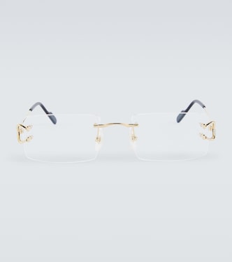 Signature C De Cartier rectangular glasses | Cartier Eyewear Collection