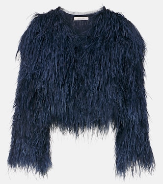 Jacke Feathery Volume aus Georgette | Dorothee Schumacher