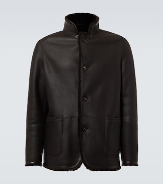 Shearling-lined leather jacket | Loro Piana