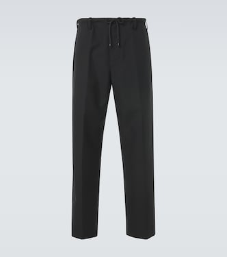 Gerade Mid-Rise-Hose aus Wolle | Dries Van Noten