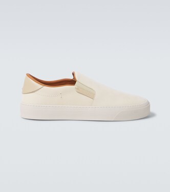 Monclub leather slip-on shoes | Moncler