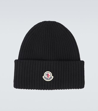 Logo wool and cashmere beanie | Moncler