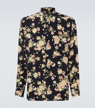 Floral silk crêpe de chine shirt | Tom Ford