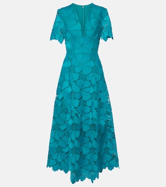 Abito lungo in pizzo sangallo | Elie Saab