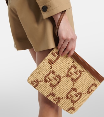 Pochette GG à cuir | Gucci
