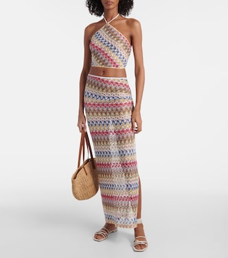 Gonna midi in maglia lamé | Missoni
