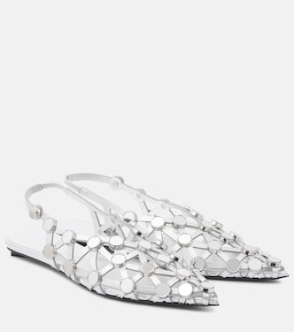 Ballerine Grid in pelle | The Attico
