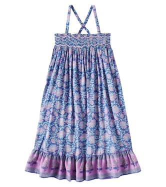 Bedrucktes Kleid Marceline aus Baumwoll-Voile | Louise Misha