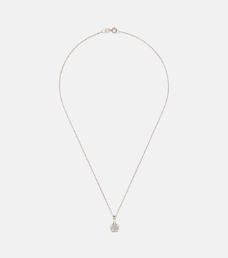 Halskette Crosby aus 10kt Gelbgold mit Diamanten | Stone and Strand