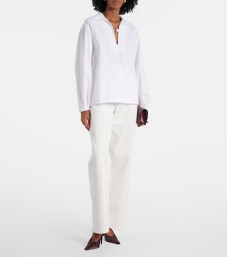 Jeans a gamba larga a vita alta | Victoria Beckham