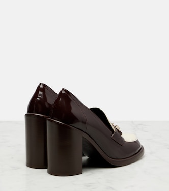 Savoy Horsebit leather loafer pumps | Gucci