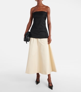 Celeste cotton midi skirt | Entire Studios