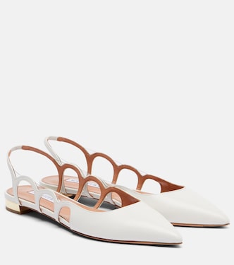 Endless Love cutout leather flats | Aquazzura