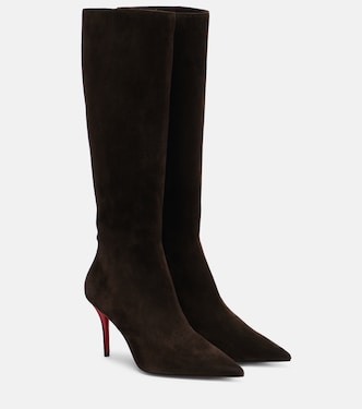 Suede knee-high boots | Christian Louboutin