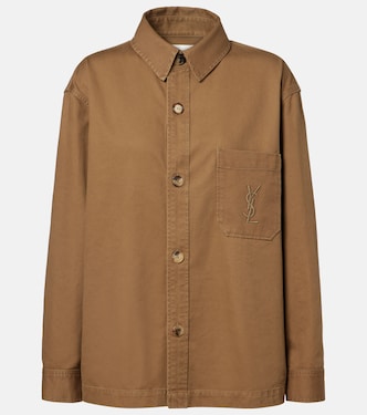 Hemdjacke Cassandre aus Baumwolle und Leinen | Saint Laurent