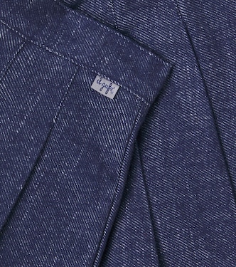Pleated denim skirt | Il Gufo